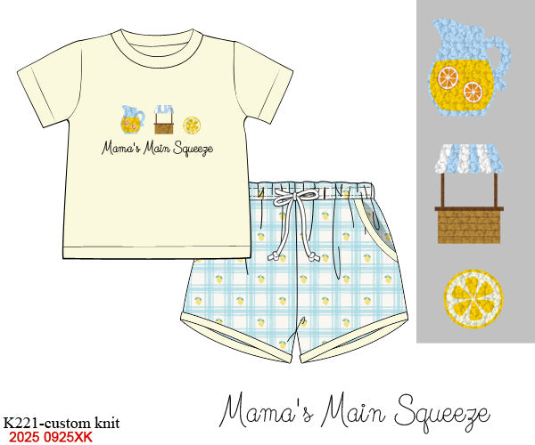 Mama’s Main Squeeze Short Set 🍋