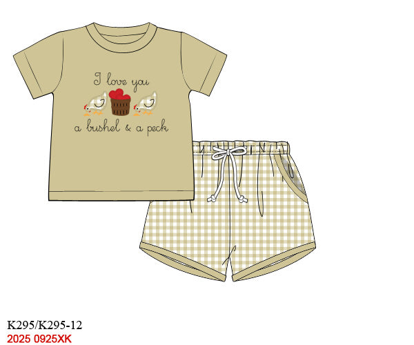Bushel & a Peck Short Set 🐓