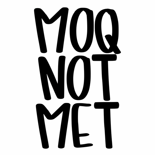 Filler — MOQ NOT MET