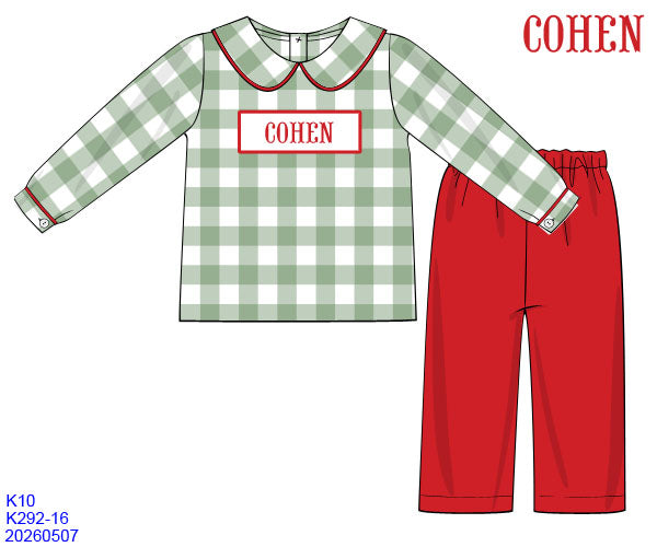 Christmas Family Match Boy Pants Set | ETA: OCTOBER