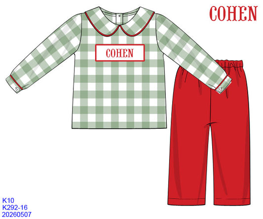 Christmas Family Match Boy Pants Set | ETA: OCTOBER