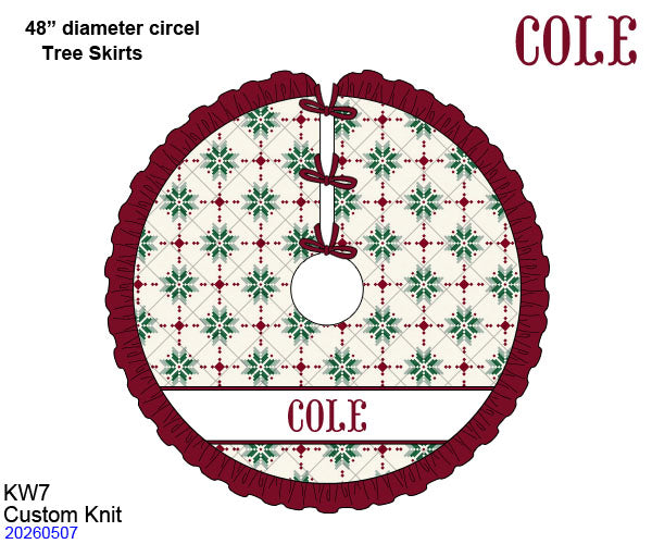 Vintage Charm Tree Skirt  | ETA: OCTOBER