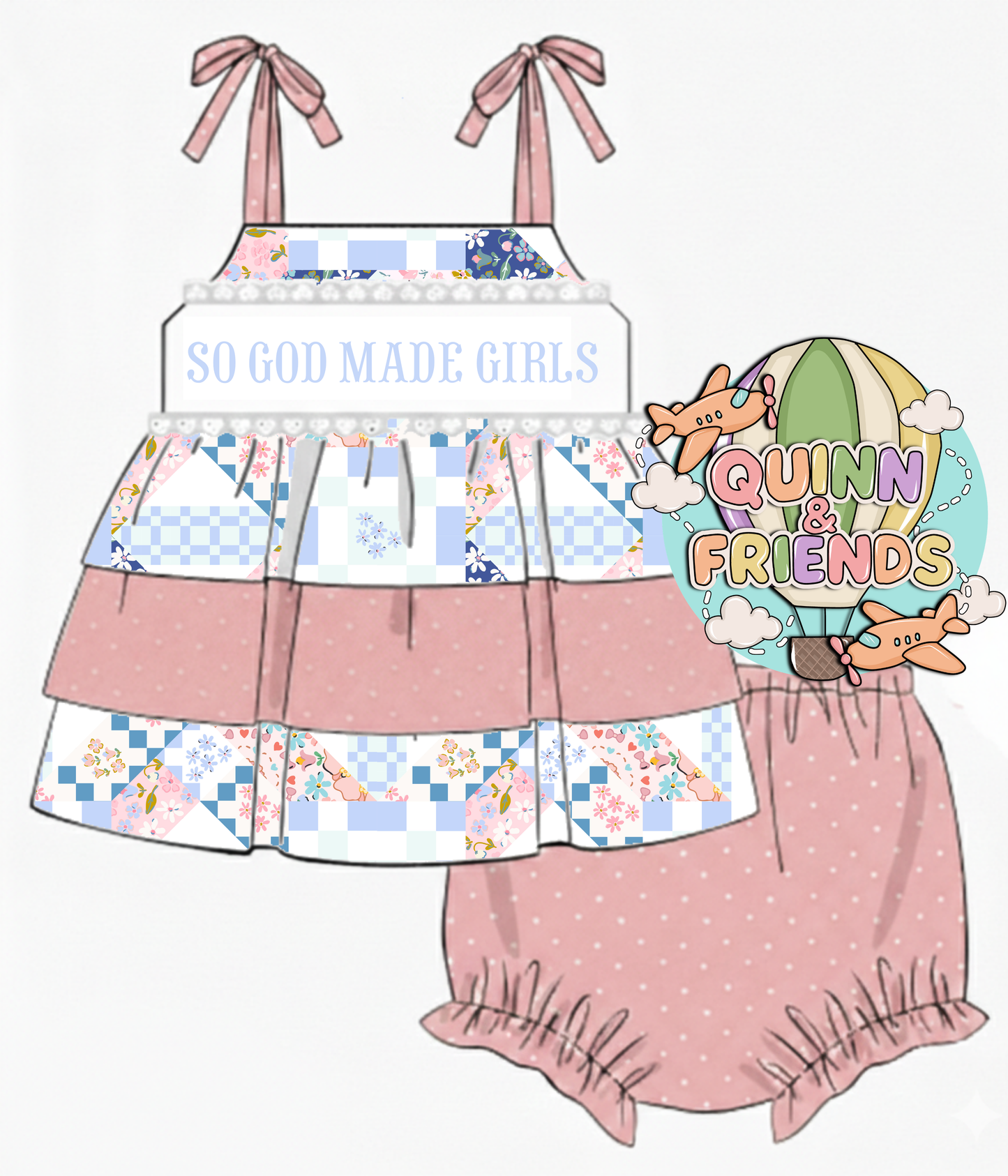 So God Made Girls Diaper Cover