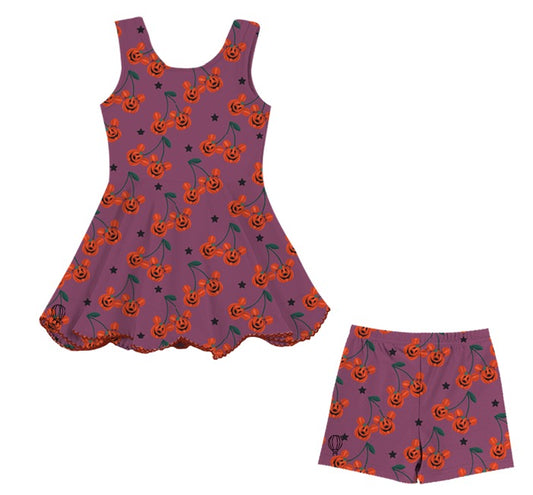 Mouse-O-Lantern Dress w/ Biker Shorts