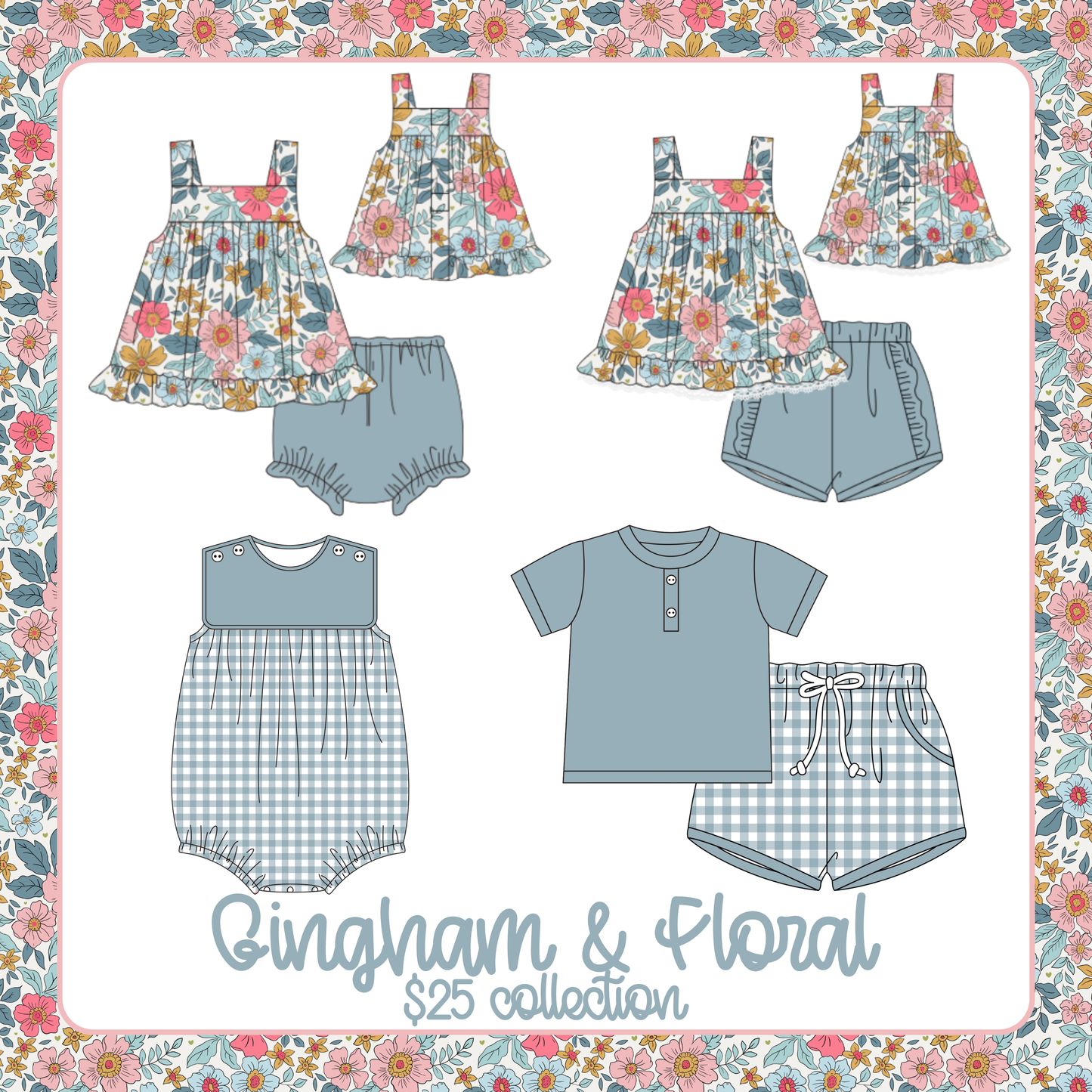 Gingham & Floral Collection