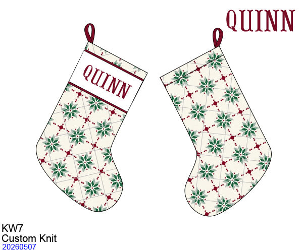 Vintage Charm Stocking (NO RUFFLE) | ETA: OCTOBER