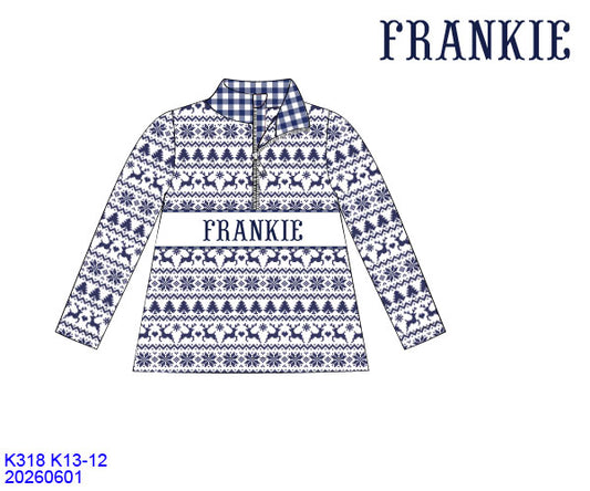 Merry & Cozy Navy Pullover | ETA: October