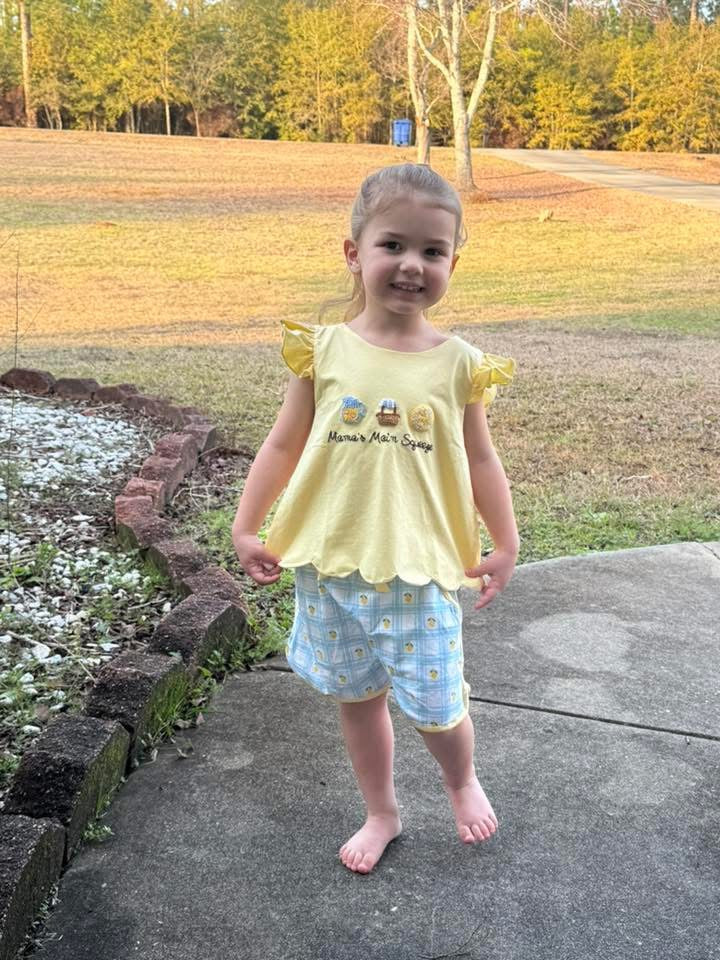 Mama’s Main Squeeze Short Set 🍋