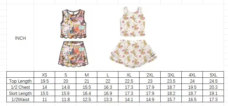 Magical Mashup Skort Set