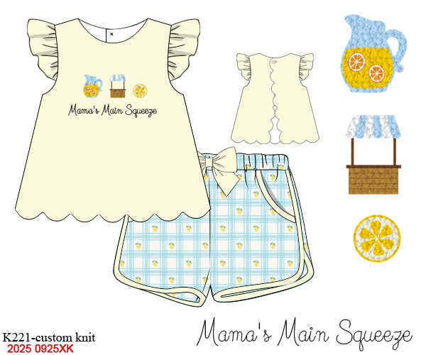 Mama’s Main Squeeze Short Set 🍋