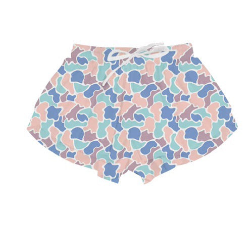 Saltwater Camo Butterfly Shorts