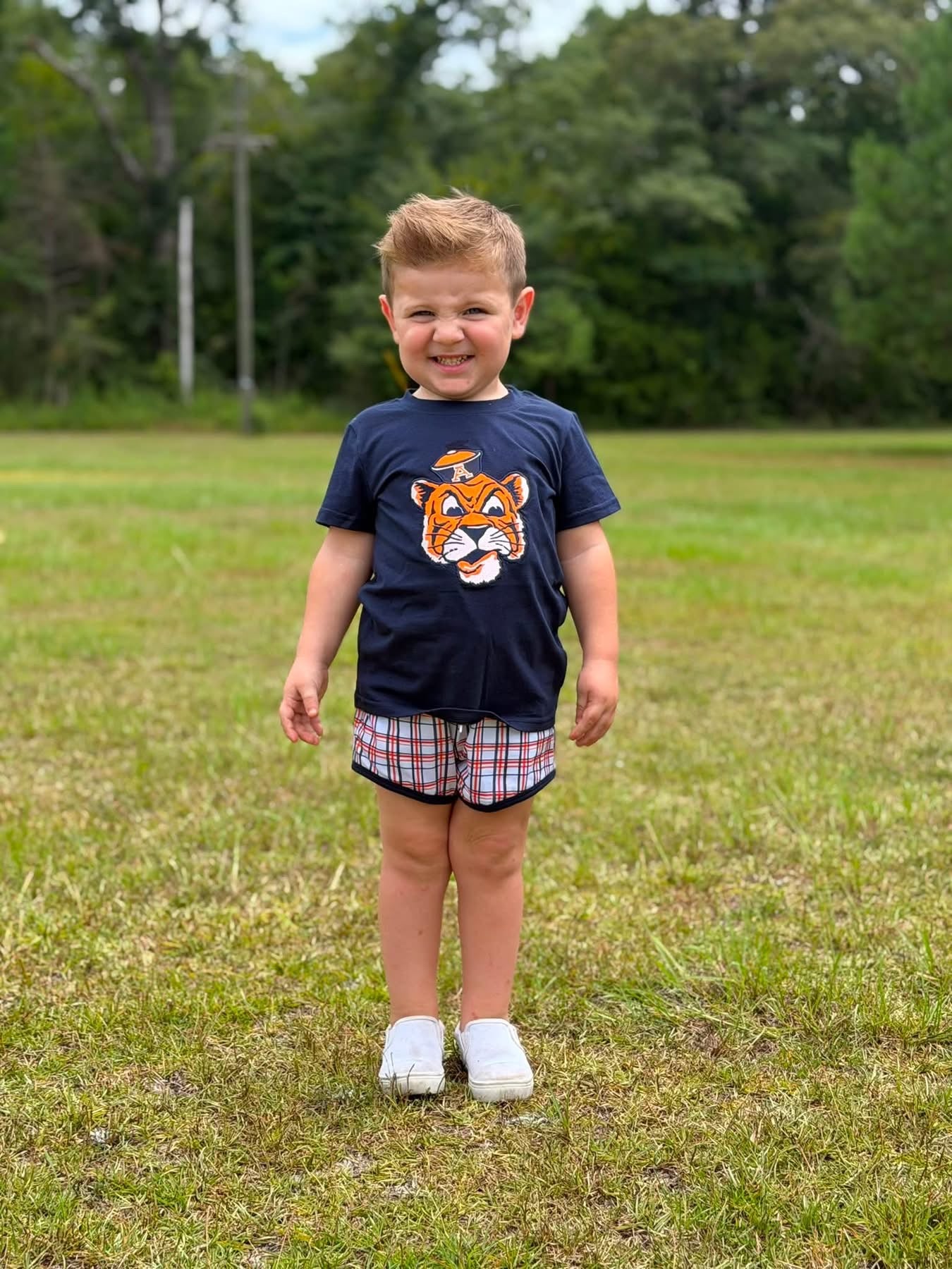 Auburn Boy Short Set