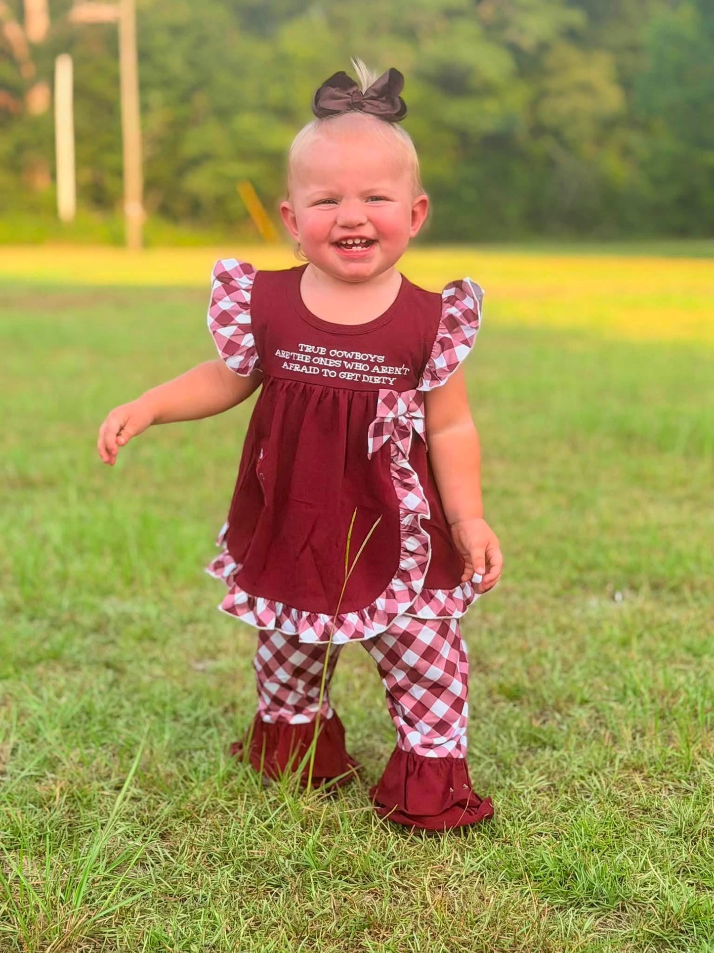True Cowboys Girl Pants Set