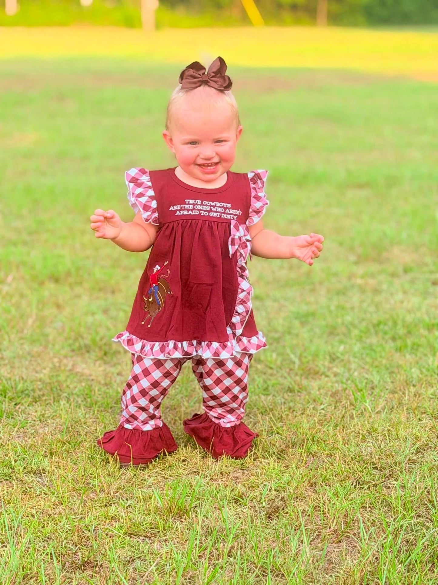 True Cowboys Girl Pants Set